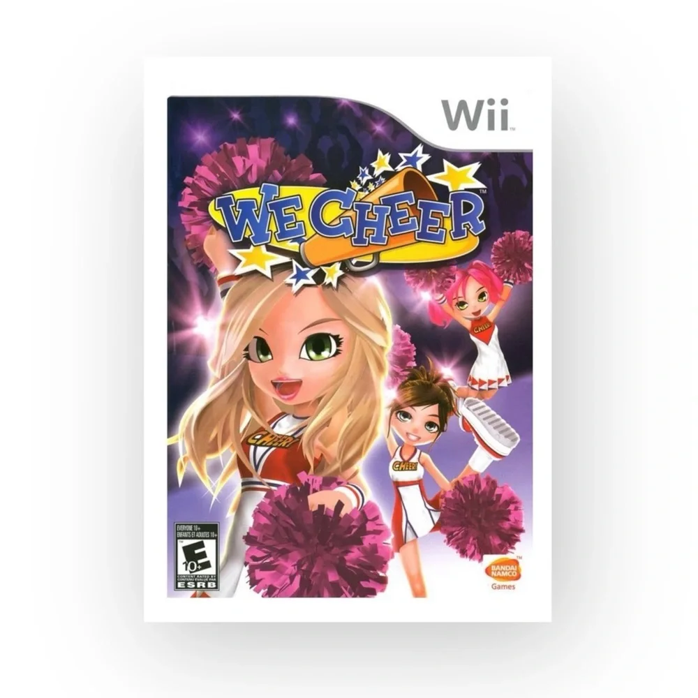 Nintendo Wii 🜸 We Cheer Game 🜸 Original Case 🜸 Instruction Booklet 🜸 Tested
